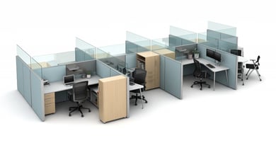 AIS matrix-seven-workstation-pack-with-meeting-area-with-rail-mounted-upmount-glass_md