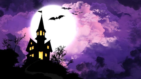 Spooky Halloween background